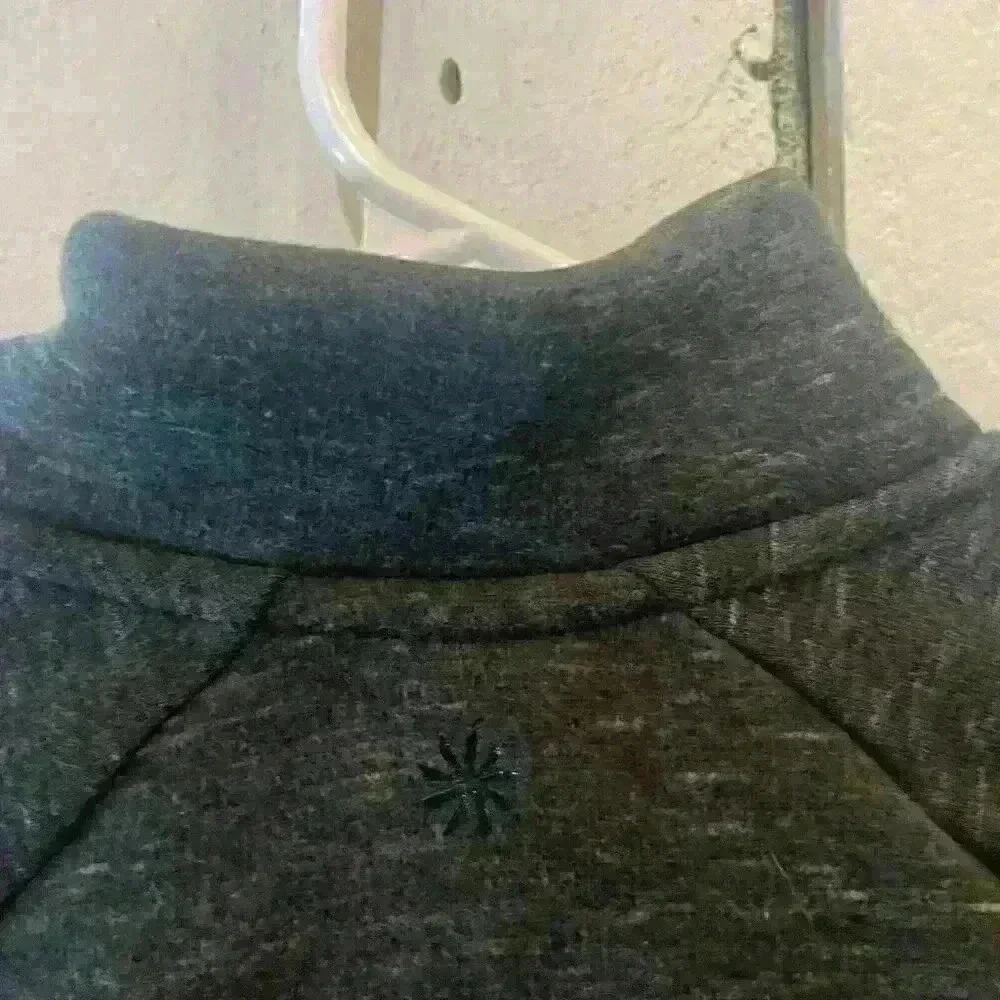 Athleta Girl Crazy Cozy Wrap Small 7 Mock‎ Neck Zip Sweater Teal Activewear